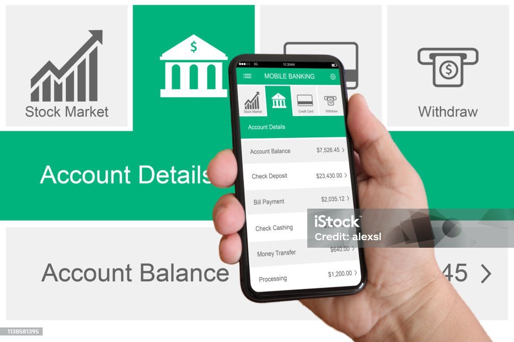 online banking e banking mobile phone